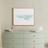"Surf City" - Art Print in Blue Surf by Jenny Partrite - In a Room
