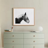 "Ansel" - Art Print in Black White by Amy Carroll - In a Room