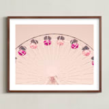 "Gira Gira" - Art Print in Cotton Candy by Caroline Mint - Framed