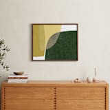 "spatial divide one" - Art Print in citron by Carrie Moradi - In a Room