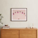 "Gira Gira" - Art Print in Cotton Candy by Caroline Mint - In a Room
