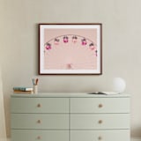 "Gira Gira" - Art Print in Cotton Candy by Caroline Mint - In a Room