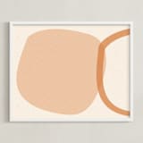 "Organics_9_2_A" - Art Print in Earthy Colors by Alain Castoriano - Framed