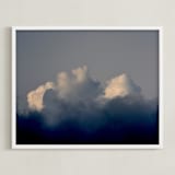 "Blue Dusk" - Art Print in Royal Blue by Jonathan Brooks - Framed