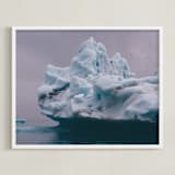 "Jökulsárlón" - Art Print in Glacier by Kaitlin Rebesco - Framed