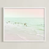 "Beloved Summer" - Art Print in Soothing Sea by Rega - Framed