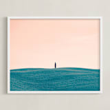 "Tuscan Hills 01" - Art Print in Sunset by Kelsey Mucci - Framed