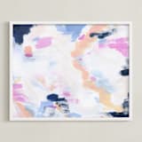 "mystic" - Art Print in Navy by Melanie Severin - Framed