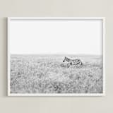 "Going Into the Wild" - Art Print in Black and White by Alison Holcomb - Framed