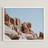 "Upward" - Art Print in Desert by Ilze Lucero - Framed