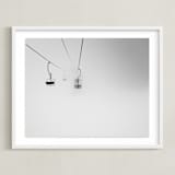 "through the fog" - Art Print in grey fog by Massimiliano Massimo Borelli - Framed