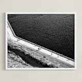 "Studies of negative" - Art Print in infinity black by Van Tsao - Framed