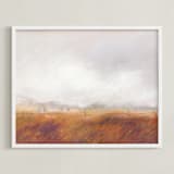 "Amber Waves" - Art Print in Amber by Lorent and Leif - Framed
