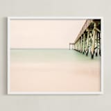 "Nostalgic" - Art Print in Sea Glass by Matthew Koehnemann - Framed