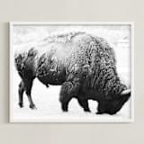 "Living Remnants of the Not-So-Distant Past" - Art Print in Black and White by Shannon Dunlap - Framed