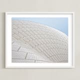 "Opera Geometry" - Art Print in Chalk by Noma Price - Framed