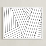 "Tension (Landscape)" - Art Print in Black and White by Jaime Derringer - Framed