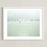 "Dream of Summer 2" - Art Print in Jolly Sea by Rega - Framed