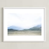 "Windy Day" - Art Print in Natural by Rebecca Rueth - Framed