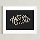 "Hustle" - Art Print in Street by Erin L. Wilson - Framed