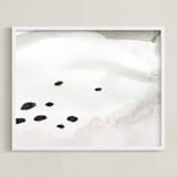 "Whispered Envy" - Art Print in Sage by Melanie Severin - Framed