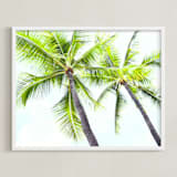 "Dance Partners" - Art Print in Fresh Green by Courtney Crane - Framed
