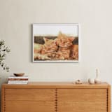 "Custom Pet Portrait - Landscape" - Custom Print in White by Minted - In a Room