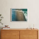 "Coastal Shadows" - Art Print in Summer Day by Von Sides - In a Room