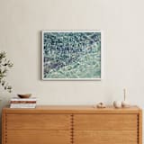"Crystallize" - Art Print in Aqua by Whitley Williams - In a Room