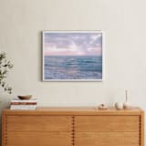 "Moody Atlantic" - Art Print in Lavender Sunrise by Kate Ross - In a Room