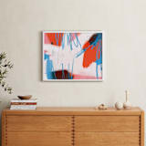 "the weight" - Art Print in Coral by Morgan Kendall - In a Room