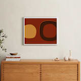 "Circle_08-01- A" - Art Print in Earthy Colors by Alain Castoriano - In a Room