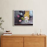 "Kitchen Still Life" - Art Print in Charcoal by Caitlin Winner - In a Room