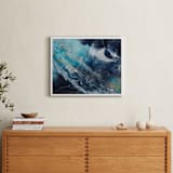 "Oceana" - Art Print in Ocean Blue by Alice Lin - In a Room