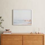 "Malibu" - Art Print in Mist by Vera Mladenovic - In a Room