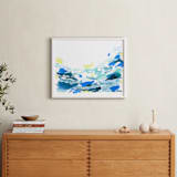 "Ocean Water Landscape" - Art Print in Cobalt by Katie Craig - In a Room