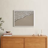 "A Kiss Upon" - Art Print in Natural by DENiSE CREW. - In a Room