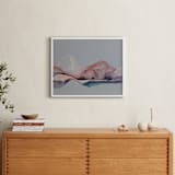 "Across The Lake |" - Art Print in Dove Grey by Synnöve Seidman - In a Room