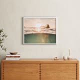 "Pause" - Art Print in Golden Hour by Ashley Kaneko - In a Room