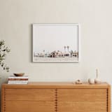 "Beach Houses" - Art Print in beach by Kamala Nahas - In a Room