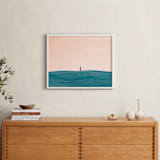 "Tuscan Hills 01" - Art Print in Sunset by Kelsey Mucci - In a Room