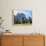 "Yosemite Valley" - Art Print in grey blue granite by Sea and Sky - In a Room