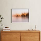 "Lake dreams" - Art Print in Warm Neutral by Jacquelyn Sloane Siklos - In a Room
