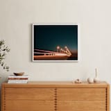 "The Fast Bridge" - Art Print in Marmalade Pine by Christian Fernandez - In a Room