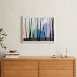 "Cantilever 2" - Art Print in Charcoal by Sara Joy - In a Room