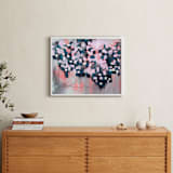 "Mapped" - Art Print in Teal by Denise Wong - In a Room