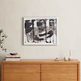 "Slowmotionary" - Art Print in Black by Misty Hughes - In a Room