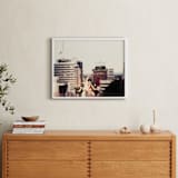 "Capitol Records at dusk" - Art Print in Sunset by Vera Mladenovic - In a Room