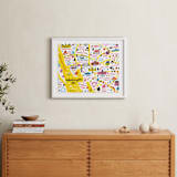 "I Love Washington D.C." - Art Print in Sunshine by Jordan Sondler - In a Room
