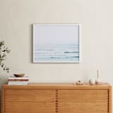 "The Sunday Blues" - Art Print in Turquoise Blue by Summer Strauch - In a Room